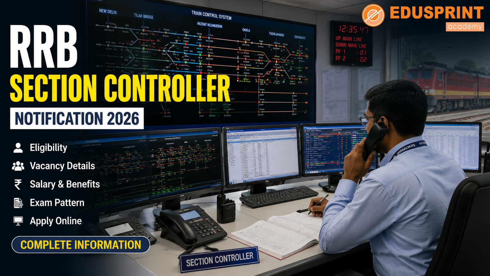 RRB Section Controller Recruitment 2026